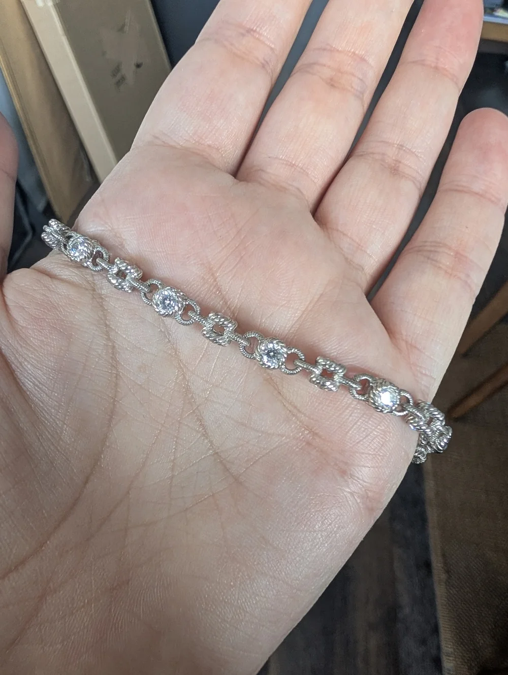 Judith Ripka SS Bracelet - Picture 3 of 6